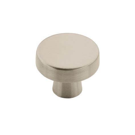 Knob SATdrd Round Blackrock Satin Nickel 55270